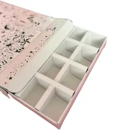 Printed Advent Calendar White Open